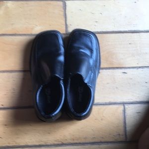 Black dress shoes for young boy